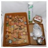 Wooden alphabet blocks - 1940 novelty Pott