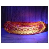 Fenton Amberina Cadmium Daisy & Button glass