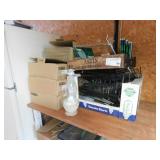 Hardware store pegboard display hooks, several w/