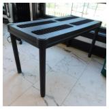 Plastic garden potting table, 35" x 17" x 19"