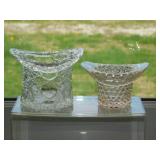 Fenton Opalescent Moonstone hobnail glass top