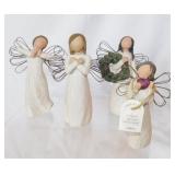 4 Willow Tree Angels