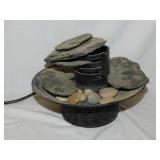 Slate & rock water fountain