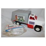1970 Garbage Gobbler plastic toy truck, 14" long