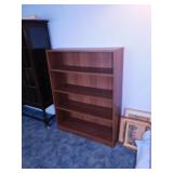 Wooden 5 shelf bookcase