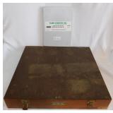 Vintage Fisher Atom Model Kit in wood box - Lewis