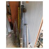 New tomato cages - Aluminum trim - 48" shop light