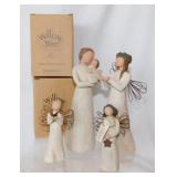 4 Willow Tree Angels, 2 in boxes