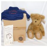 Large Boyds Bears plush head bean bear in box