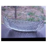 Fenton Daisy & Button glass canoe celery boat