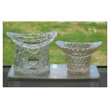 Fenton Opalescent Moonstone hobnail glass top