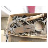 Landers spring scale - Cast iron smelting ladle -