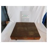 Vintage Fisher Atom Model Kit in wood box - Lewis