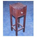 Mission style walnut smoker