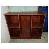 Wooden display cabinet, 35" x 12" x 29"