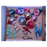 Vintage Christmas: Mercury glass tree ornaments