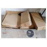 New metal trellis arch frame pieces in box,