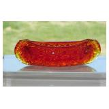 Fenton Amberina Cadmium Daisy & Button glass