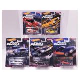 Set of five 2018 Hot Wheels Premium Fast &