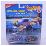 1997 Hot Wheels Action Pack NASCAR Racing set on