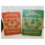 2 boxes Shiny Brite Christmas ornaments
