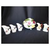 Adderley bone china floral figurine - 5 mini