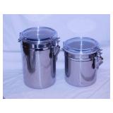 Stainless steel Martha Stewart Essentials pots w/