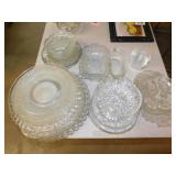 Glass serving dishes: Pyrex dessert bowls -