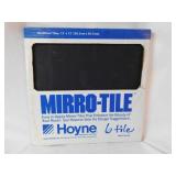 2 Hoyne mirror tiles, 12" x 12"