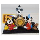 Walt Disney: 2 desk clocks - Photo frame -