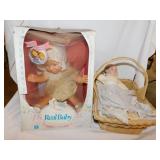 1985 Hasbro Real Baby Wide Eyed doll by Judith