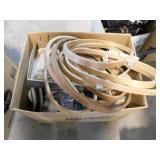 Wooden basketry hoops & crafting supplies
