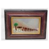 Vintage framed Victorian style artwork, largest