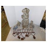 yard & house dï¿½cor: Primitive Welcome sign -