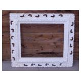 4 vintage picture frames, largest is 29" x 22"