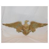 Sexton cast aluminum Eagle wall hanging, 27" wide