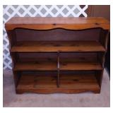 Solid wood display cabinet, 42" x 11.5" x 36"
