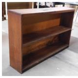 Short wood bookcase display, 36" x 8" x 24" -