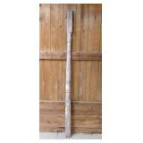Antique porch post, 92" tall - Pipe clamp - Pitch