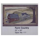 New Woodscapes Farm Country art kit in box,