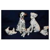 Walt Disney 101 Dalmatians: 5 porcelain dogs