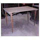 VIntage University of Illinois wooden folding lab