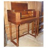 Antique walnut ladies spinet desk,