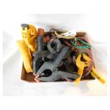 Assorted PVC spring clamps - Nylon cords