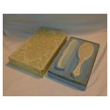 Costume jewelry - Vintage brush/comb set - Hand