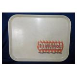 Vintage Bonanza steakhouse buffet tray - Hopalong