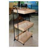 Wellington & Hawke rolling 3-tier cart w/ brakes,