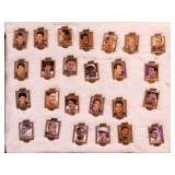 25 Action Packed 1994 metal NFL photo pins,