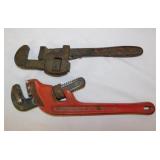 Ridgid 14" Heavy Duty & Lakeside pipe wrenches