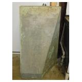 Vintage galvanized steel industrial fan hood